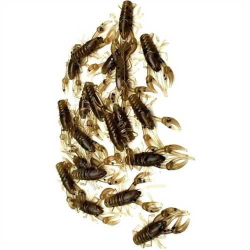 1 micro scented drop shot crappie jig brown dad lure bait fishing equipment set ce 0085