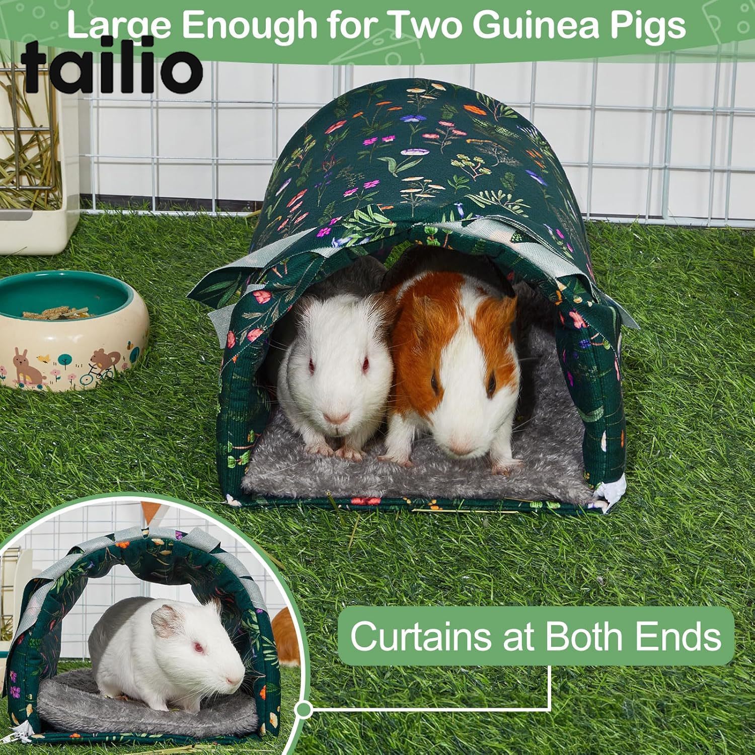 Washable Guinea Cave Bed for Small Animals