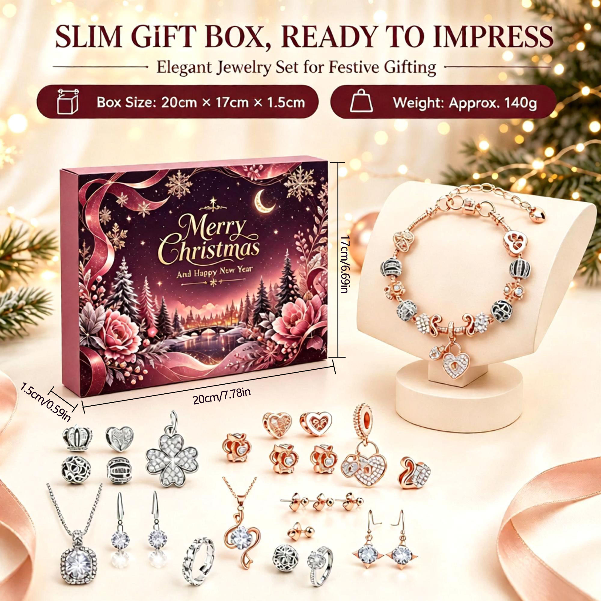 2026 Christmas Advent Countdown Calendar, Multi-Scene Gift