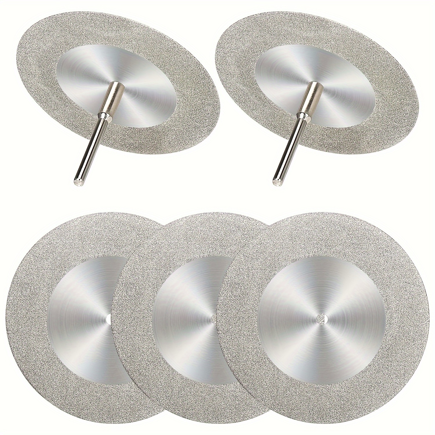 

5pcs Ultra-thin 1mm Diamond Coated Drill Cutting Wheels - Ideal For Tiles, Glass, Bottles & Stones