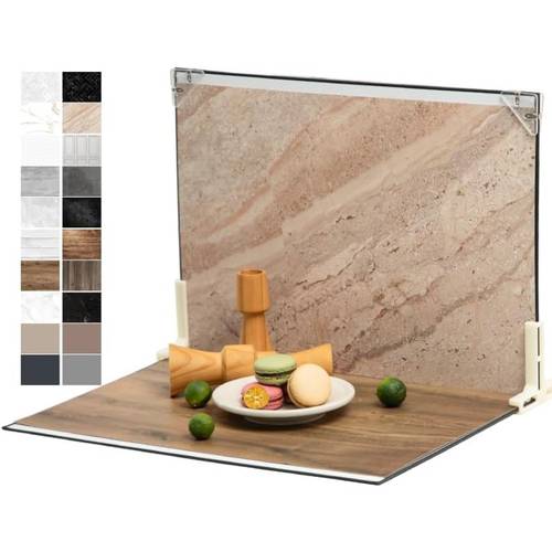 1pc vintage grain stone suitable for photography backdrop panel double sided realistic wood ceiling background board for photo events installation no frame required 2d flat