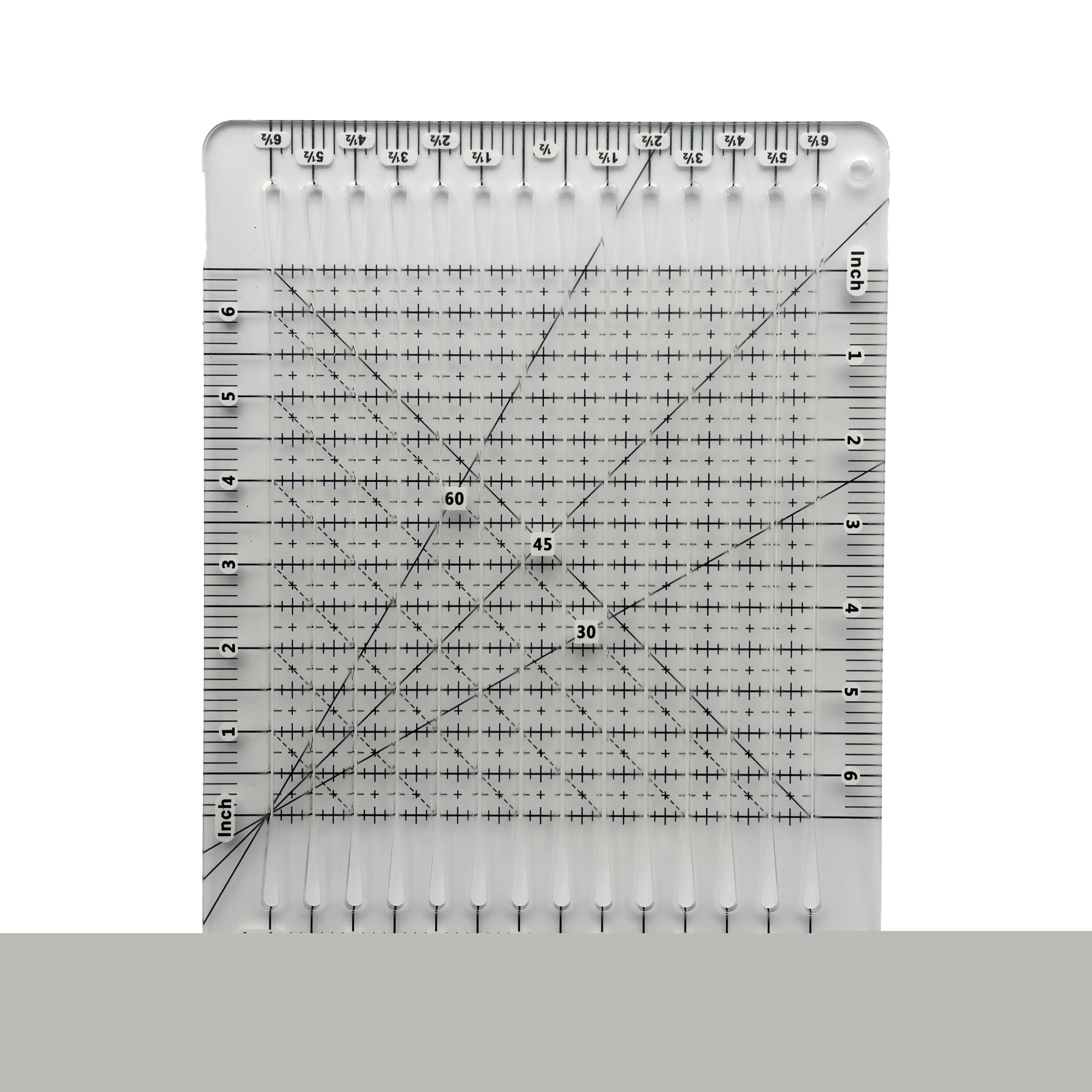 TEMU Tapis de découpe transparent 15,24x30,48 cm avec de grille ( et métrique) - Planche à motifes pour couture, quilting, scrapbooking - Règle de