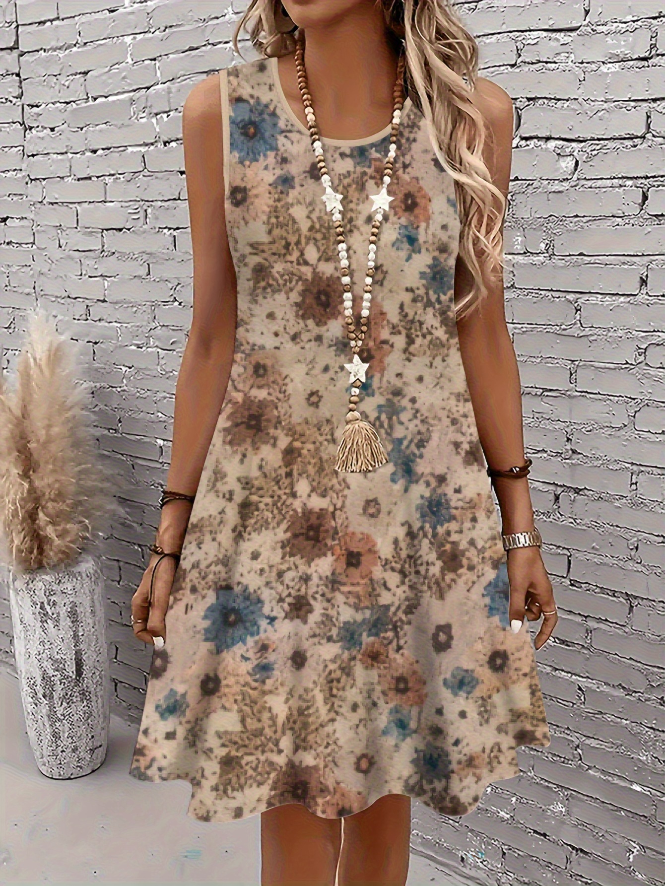 vintage floral dress sold on Temu United States