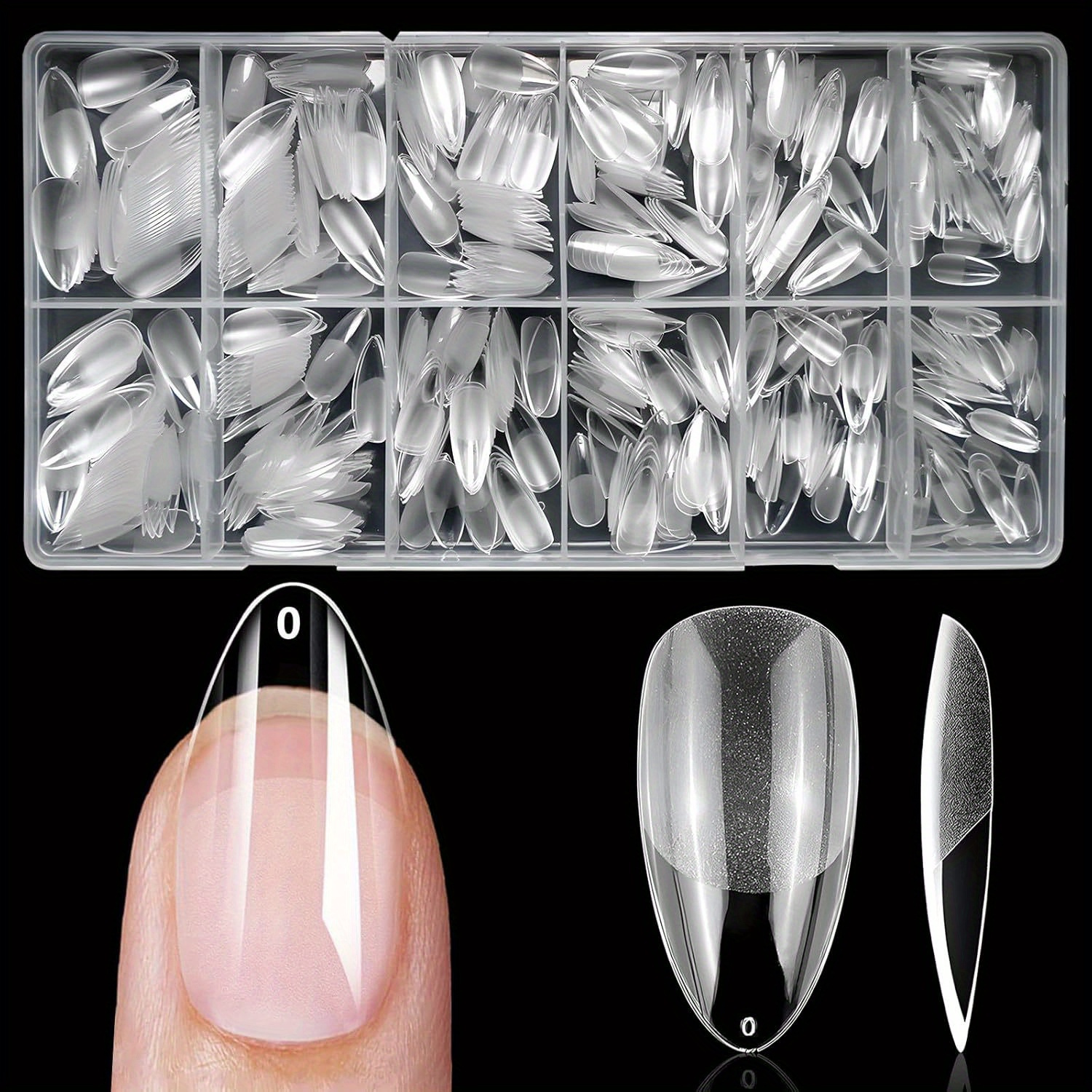 

600pcs Gel X - , Clear False For -ons & Extensions,