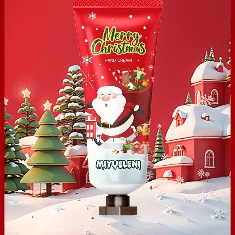 Handcreme Set, 5 Stück à 30 Ml – Weihnachtlich, Für Trockene Hände, Pflegend, Für Herbst & Winter