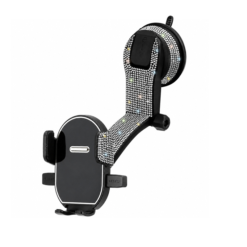 TEMU Support Téléphone Voiture pour de Bord, Support Téléphone Voiture Rotatif à 360° Réglable avec Ventouse Puissante, Support Téléphone Voiture