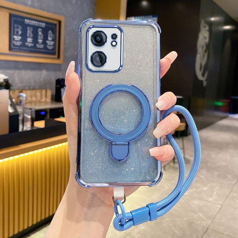 TEMU Phone Case: Suitable For Oppo A5x 5g/4g Ultra-thin Magnetic Mount Phone Case, Fashionable And High-end, Soft Tpu With Shockproof Corner Design,