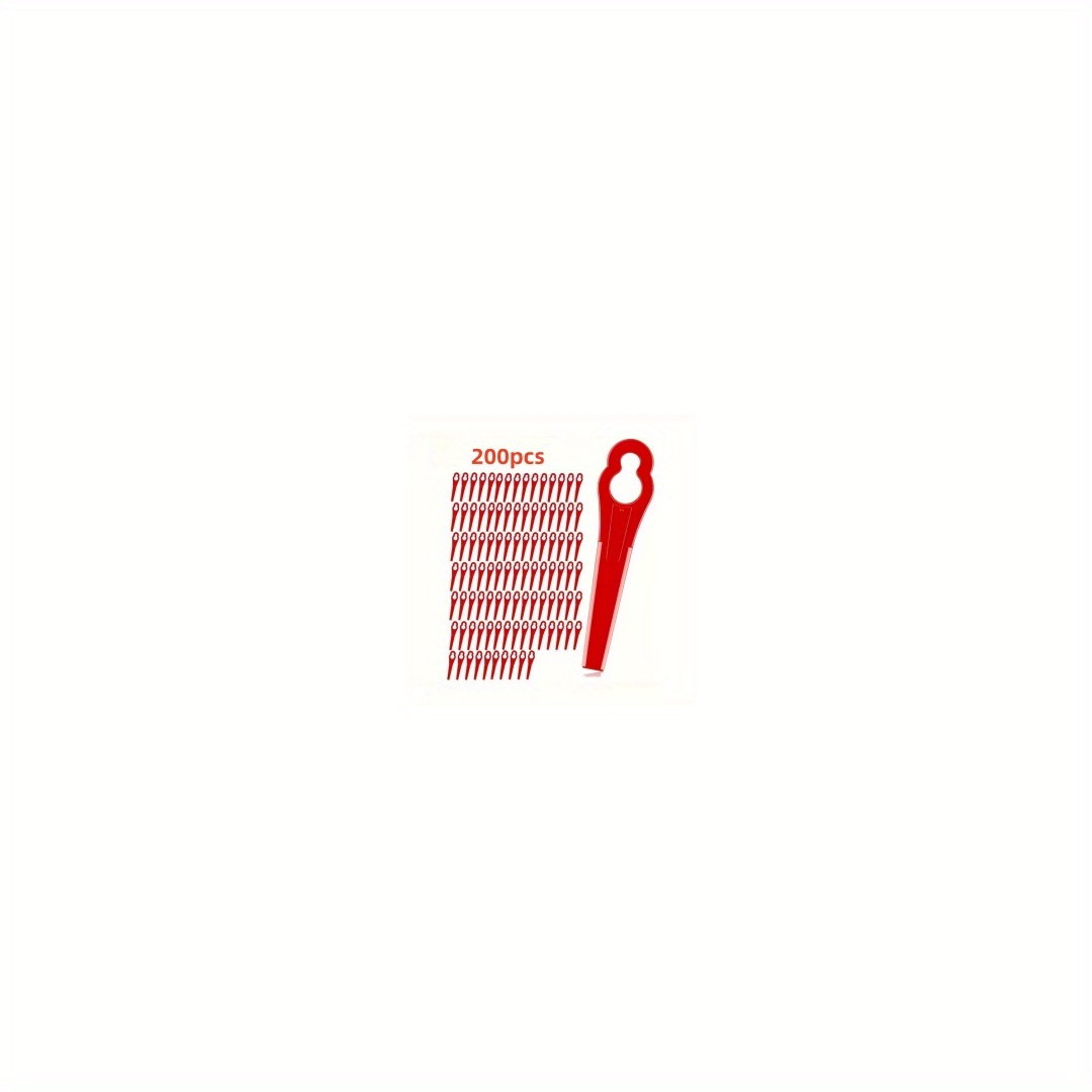 100pcs/200pcs Red Plastic Trimmer Lawnmower Replacement Parts Compatible With 2-2 3-2 Fsa 45 57 Fse 52
