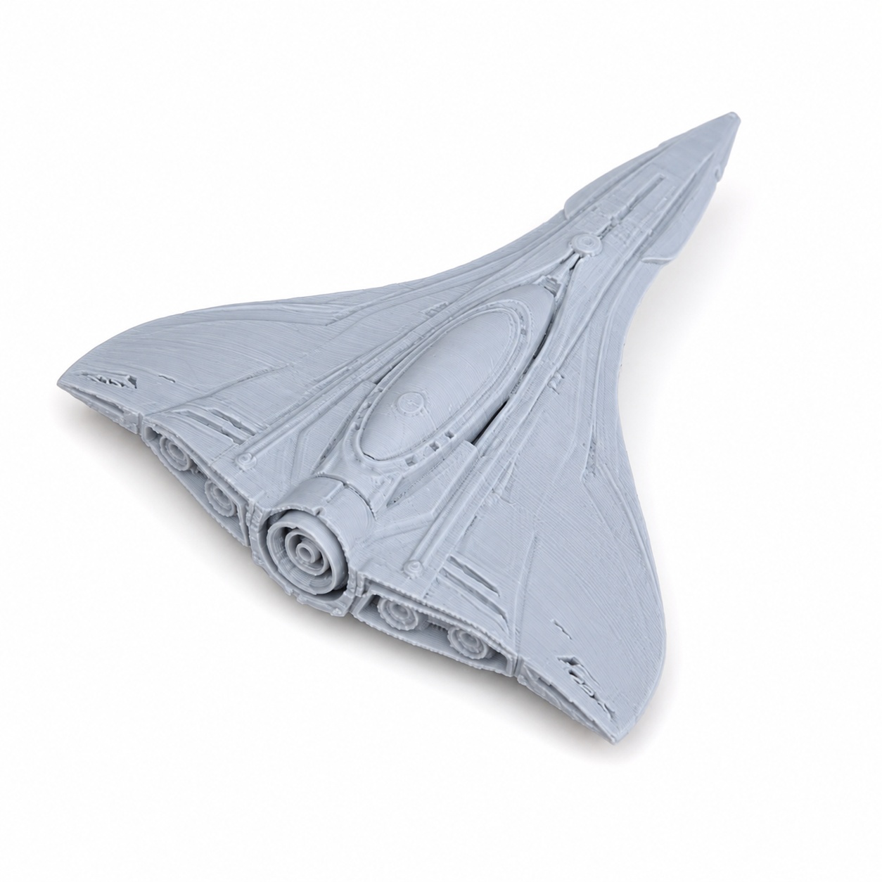 TEMU Spaceship Model Suitable For Home Office Shelf Decor, Futuristic Plastic Display Collectible With Detailed, Desktop Ornament Gift For Space