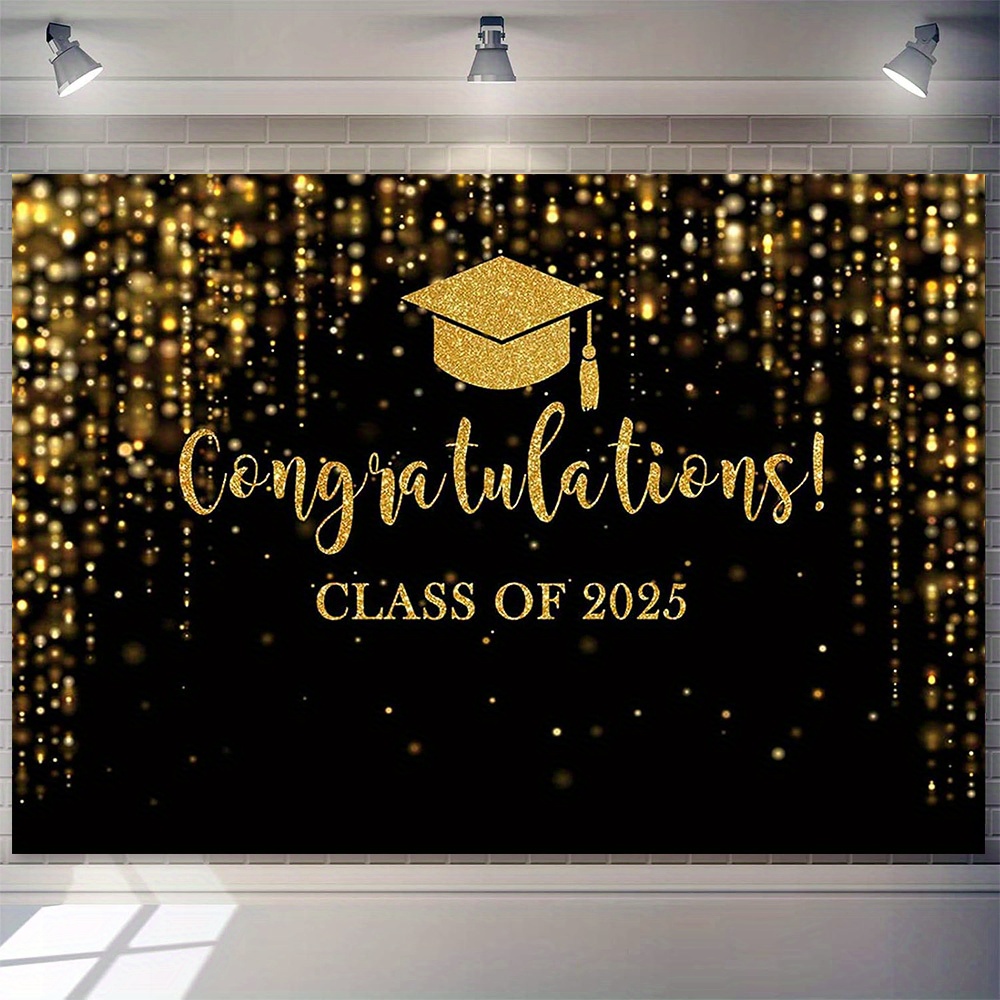 Aazon.co : 10x8ft Graduation Backdrop 2025 Congrats Grad Pro Banner