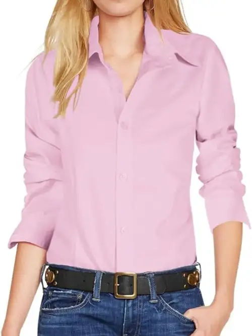 ladies dress shirts for work Best Women's Interviews and limb proportion womens basic button shirt fit