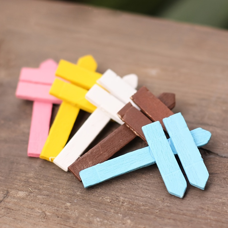 【3d】 [3d] Mini Wooden Decorations Designed For Succulent Plant Displays, Featuring A Miniature Design, Suitable For Gardens, Small Potted Plants, And Succulent Decor