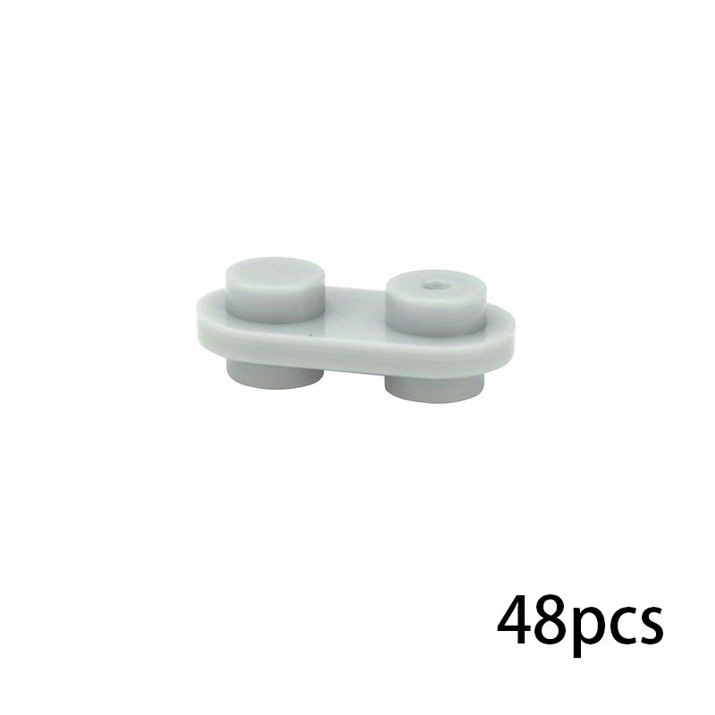 50pcs 1X2 Round Stud Blocks Double Sided Building Toy