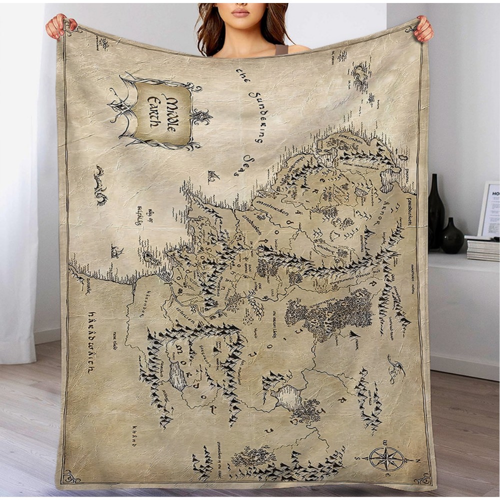 TEMU 1pc Of Comfortable Plush Blanket Soft Flannel Throw With Detailed , And Ring Enthusiasts, Suitable Home Decor