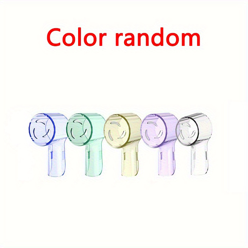 5pcs Toothbrush Dustproof Covers Caps Compatible With Braun Replacement Heads And Io Series Electric Toothbrush Head Protector (random Color)