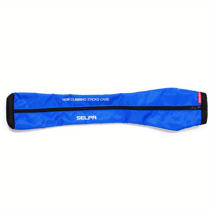 Outdoor Walking Stick Carry Bag Water-resistant Crutch Storage Case Trekking Pole Bag Backpacking Carrying Bag (without Stick) Blue Black Green