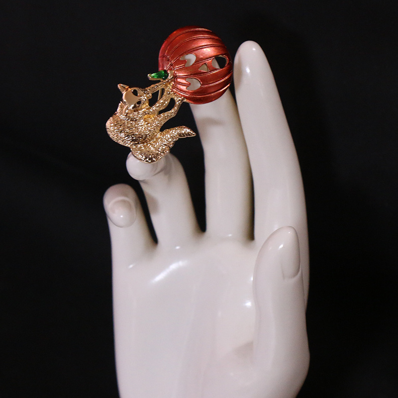 zamonaviy emalli Halloween brosh, ayollar moda aksessuari uchun hashamatli, noyob shakldagi pin, tafsilotlar 0