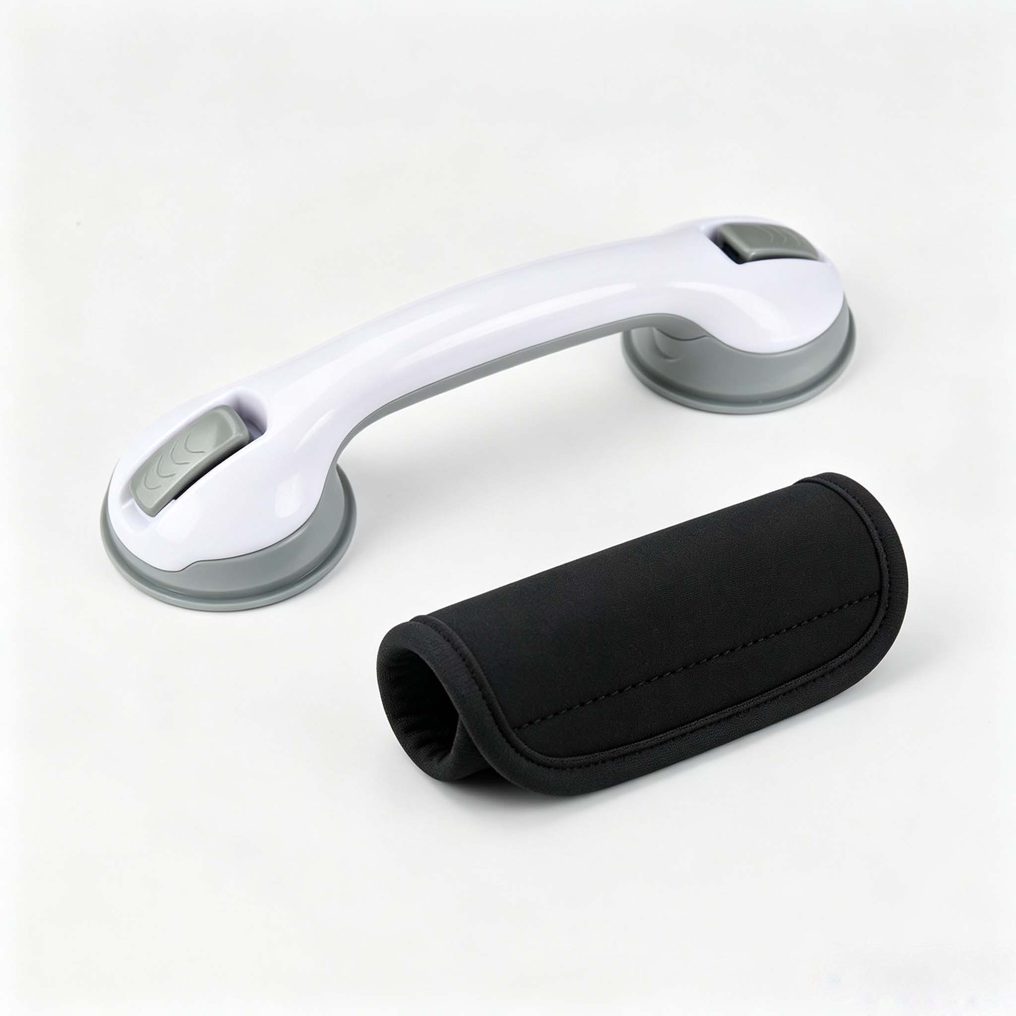 TEMU Christmas Gift, 2pcs Set (1pc Armrest + 1pc Armrest Cover) - Door And Window Handle For The, Soft Handle Cover, Shower Handle For Bathtub And