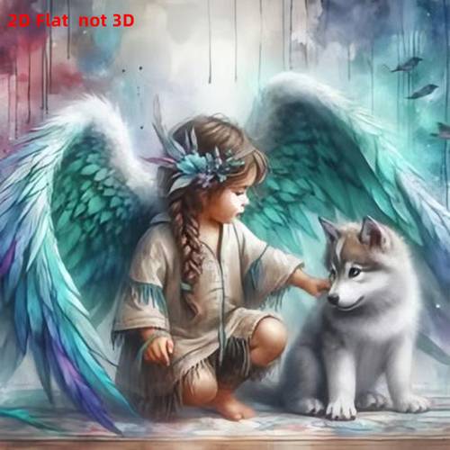 1pc 5D Diamond Painting Round Dot Painting 5D Art And Craft for Home Wall Decoration Gift Kit
