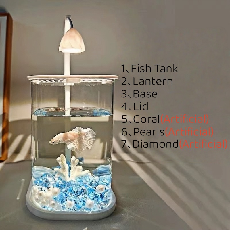 cool fish bowl accessories Plastic Set - 12 Pack About 20.00×14.00×14.00cm/7.86×5.50×5.50in Small Glass Vase Creative Fish