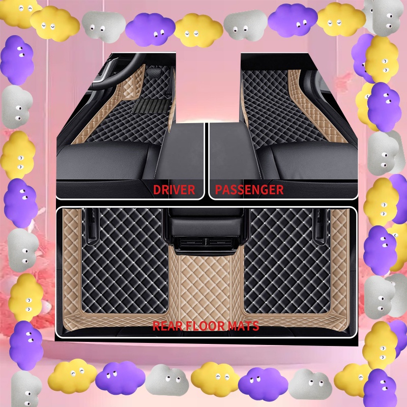 TEMU For Corolla Cross 2020-2026 Premium 3d Pu Leather Car Floor Mats | Left-hand Drive | Durable And Stylish Interior Accessories, Mats With 360Â°