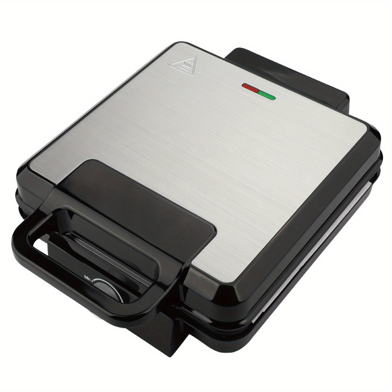 TEMU 1500w Electric Belgian Waffle Maker Non- Stick Iron With Adjustable Temperature