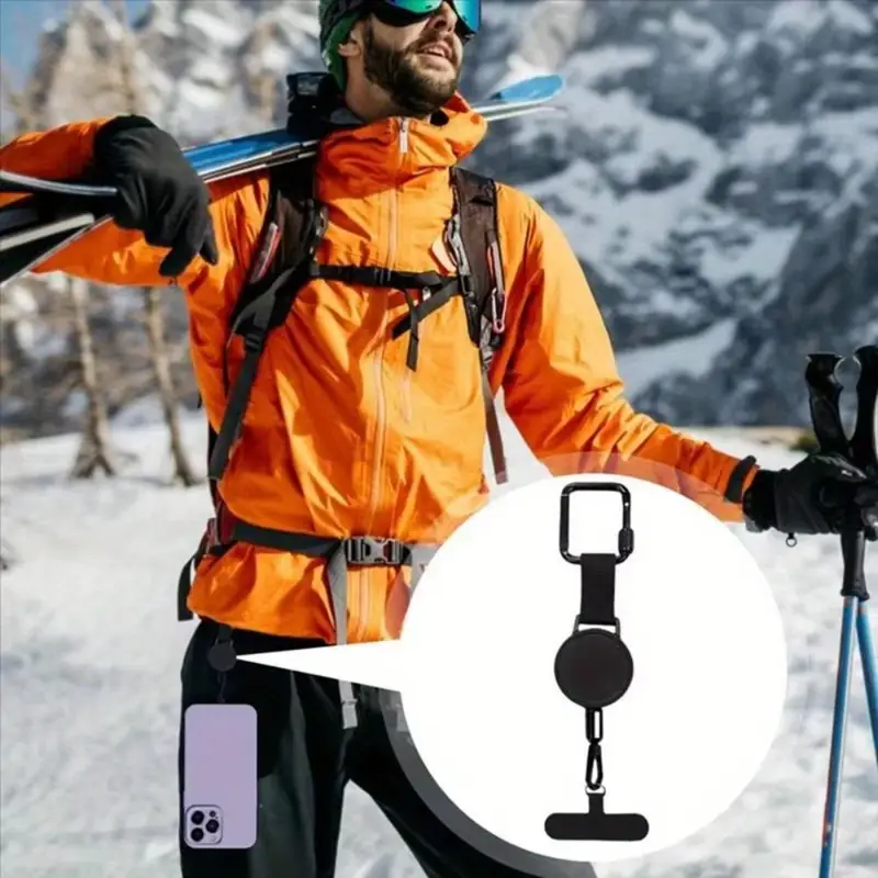 Irikdescia 2 stuks mobiele telefoon-ether-lussen, telefoon-ether-lanyard, anti-diefstal-telefoonband met karabijnhaak, veilige grip voor smartphone, voor de meeste mobiele telefoons, outdoor (zwart Irikdescia 2 stuks mobiele telefoon-ether-lussen, telefoon-ether-lanyard, anti-diefstal-telefoonband met karabijnhaak, veilige grip voor smartphone, voor de meeste mobiele telefoons, outdoor (zwart