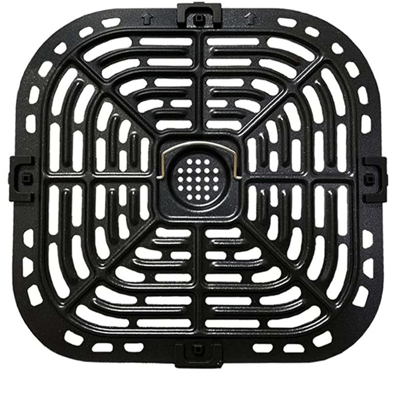 timmyi pot air fryer grill plate   vortex grill pan with non stick surface compatible with 6  fryers for grilling roasting baking easy clean kitchen appliance part air fryer accessories cooking accessory   ventilation design durable kitchen item roasting accessory modern kitchenware sturdy construction home cooks
