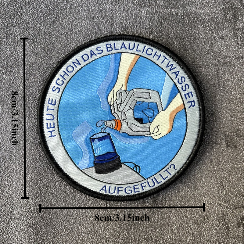 Morale Badge Fabric Patch Hook Loop Patches Clothing Backpack Stickers