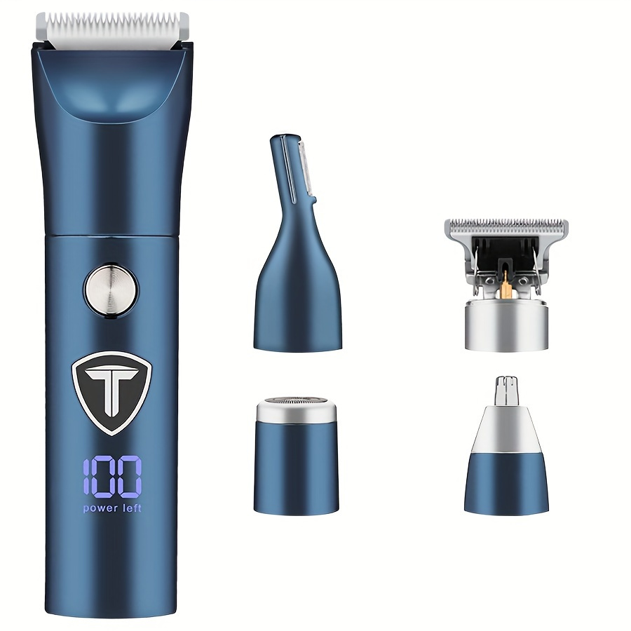 5 in 1 professional electric body hair trimmer for men rechargeable usb powered with replaceable ceramic blades   shaver clipper nose eyebrow trimmers   for groin face body hair grooming personal care tool sleek grooming tool durable construction versatile grooming modern shaver   shaver versatile shaver grooming enthusiasts Product details 3