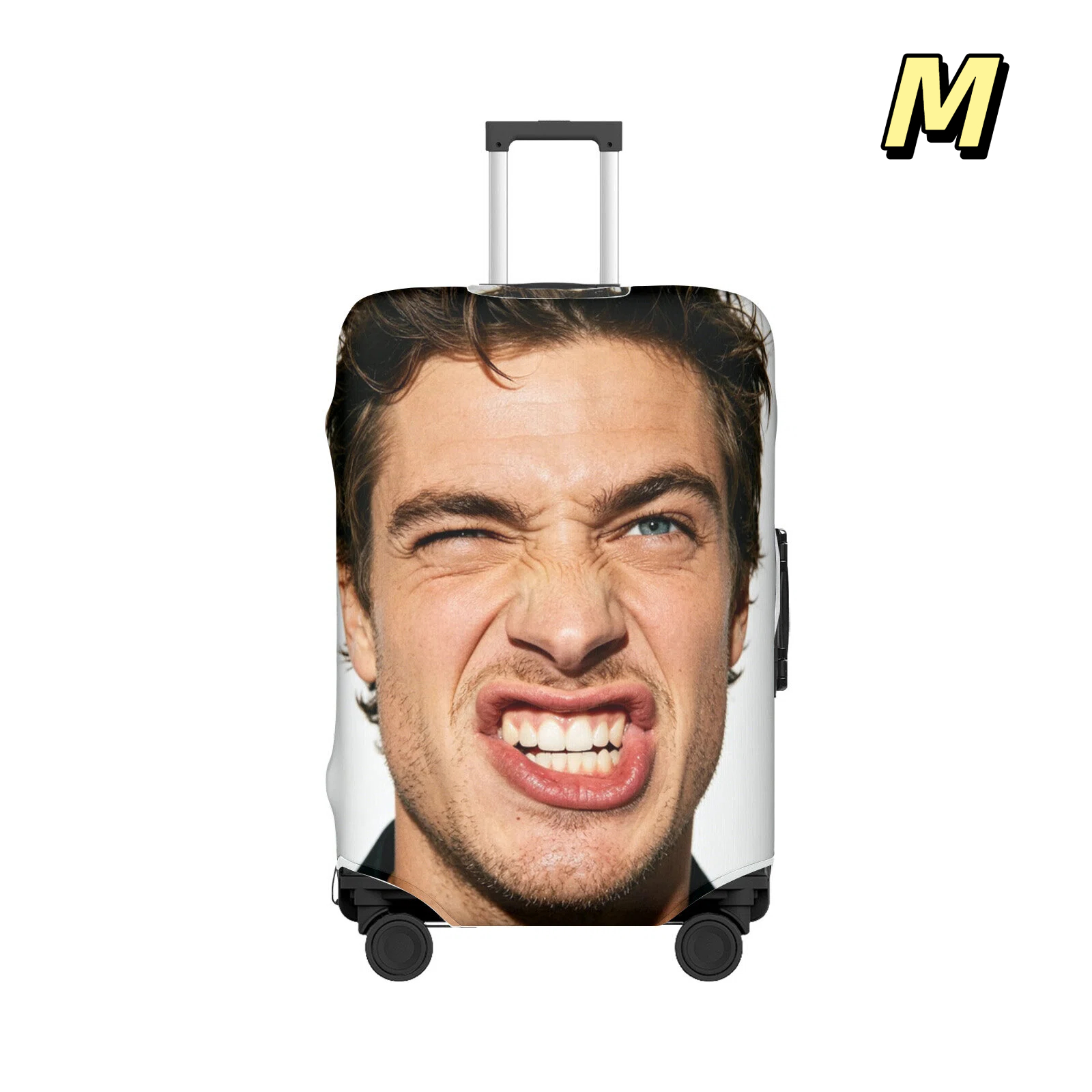 TEMU 1pc Custom Your Own Luggage Cover - Custom Photo, Personalized Photo Suitcase Cover, Travel Souvenirs, Ideal For Business Travel, Multiple Sizes