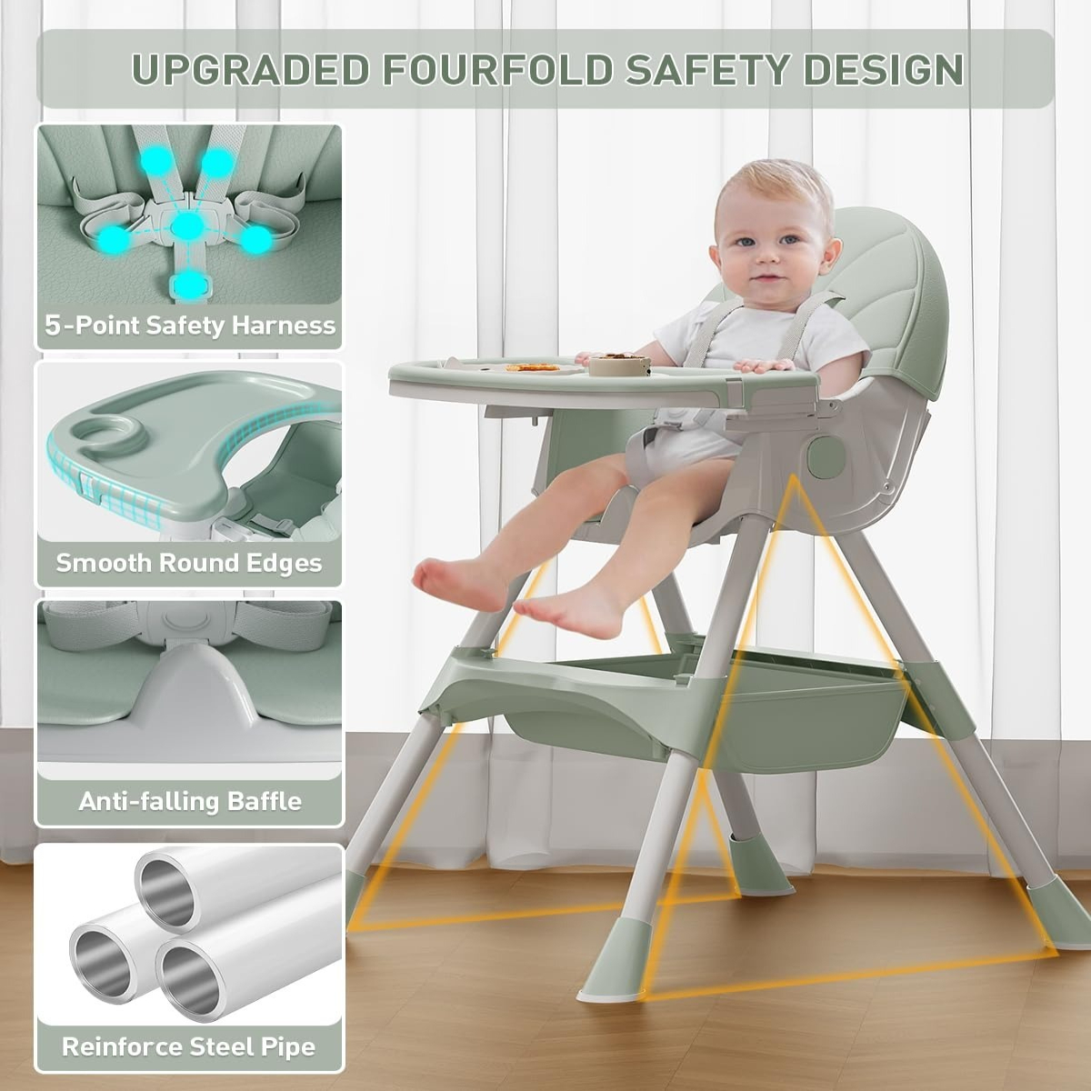 Cochildor Baby High Chair & Booster Seat