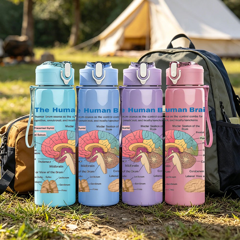 품목 사진 가족 성장 기록 따뜻한 영어 문구 1개, 750ml/26oz   플라스틱 스포츠 물병, 귀여운 프린트 디자인, 누수 방지 팝업 뚜껑, 경량, 내구성, 대용량, 재사용 가능, 사무실, 헬스장, 캠핑, 달리기, 할로윈, 크리스마스, 발렌타인데이, 추수감사절, 졸업 선물용으로 적합