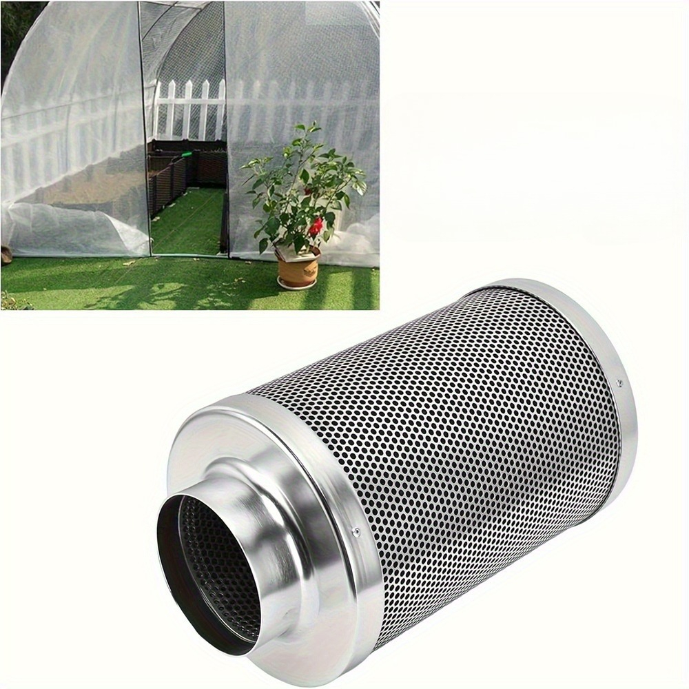 Image of 4'' Cylindrical Activated Filter High Adsorption For Home Workshop Commercial House And Grow Room