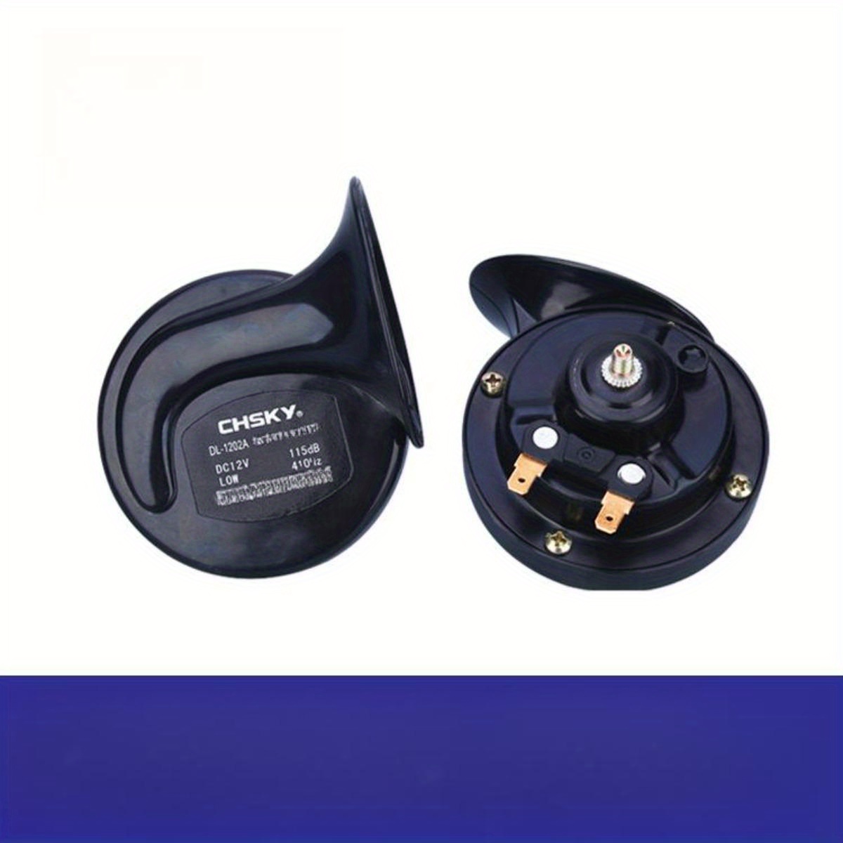 TEMU Car Horn 12v Loud Auto Horn Motorcycle Accessories Auto Parts A Pair