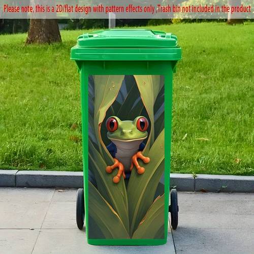 1pc 2d flat self trash can sticker 14 57x32 28 inches modern aesthetic decoration artistic 3d for garbage bins and walls kitchen d cor no residue apply home accessory home decor contemporary design decorative art glossy self material decal peel and stick diy enthusiasts interior designers 2d flat