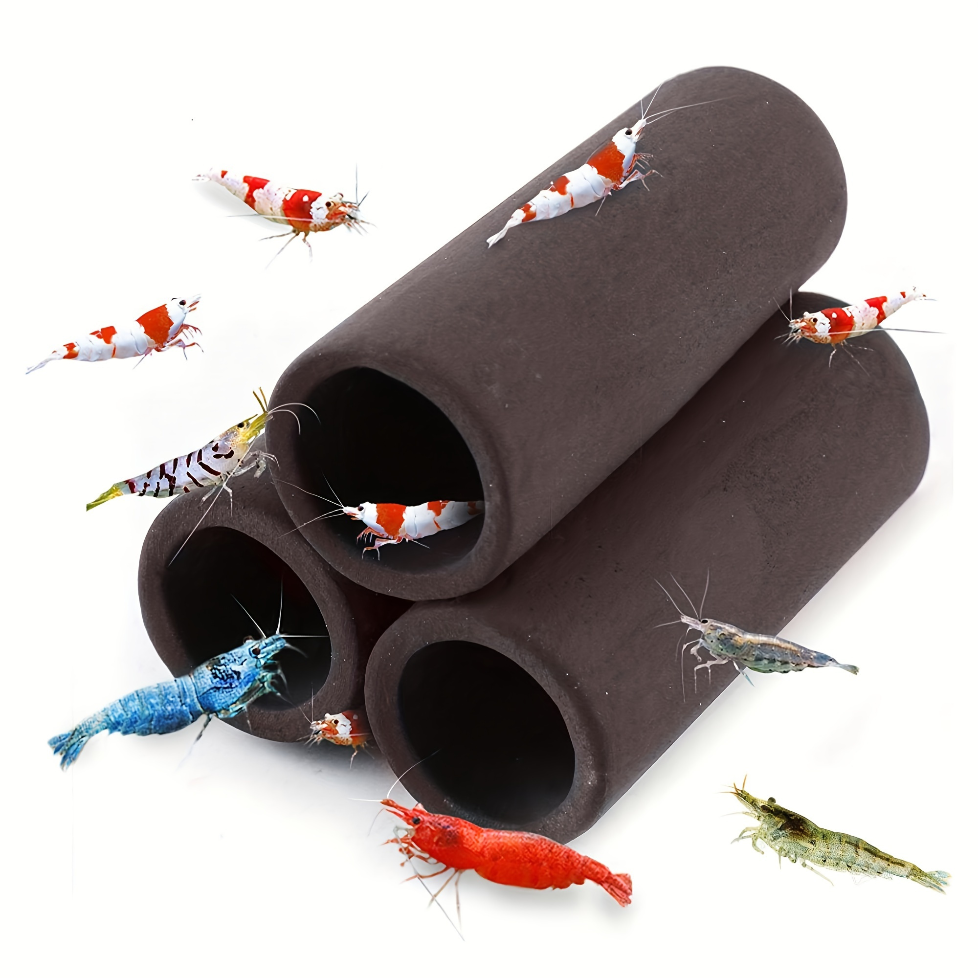 

Fish And Shrimp Feeding Tubes, Protective Tubes, Clay Pipes, And Aquarium Decorations - A Safe And Comfortable Aquatic Habitat.