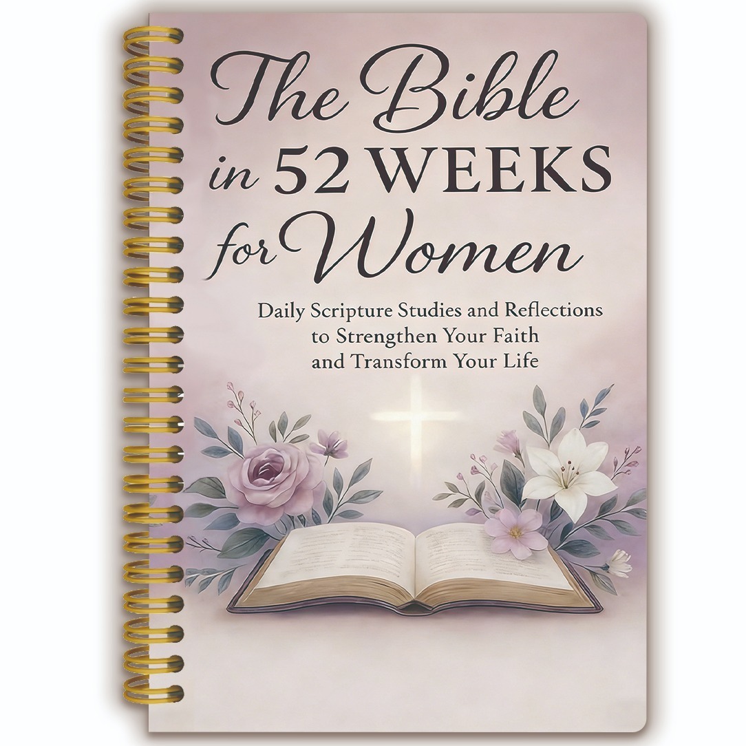 the bible in   for women a5 52 week bible reading planner with daily scripture   faith reflection pages christian devotional journal