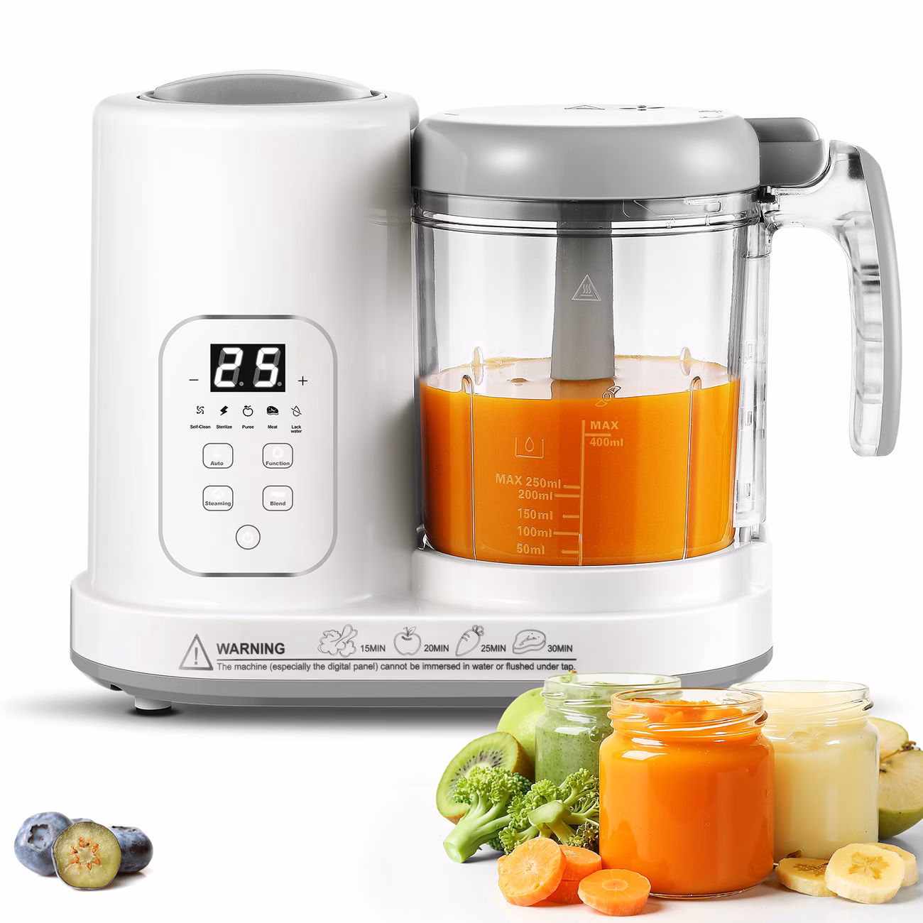 One Step Multifunctional Food Processor Steamer Pu...