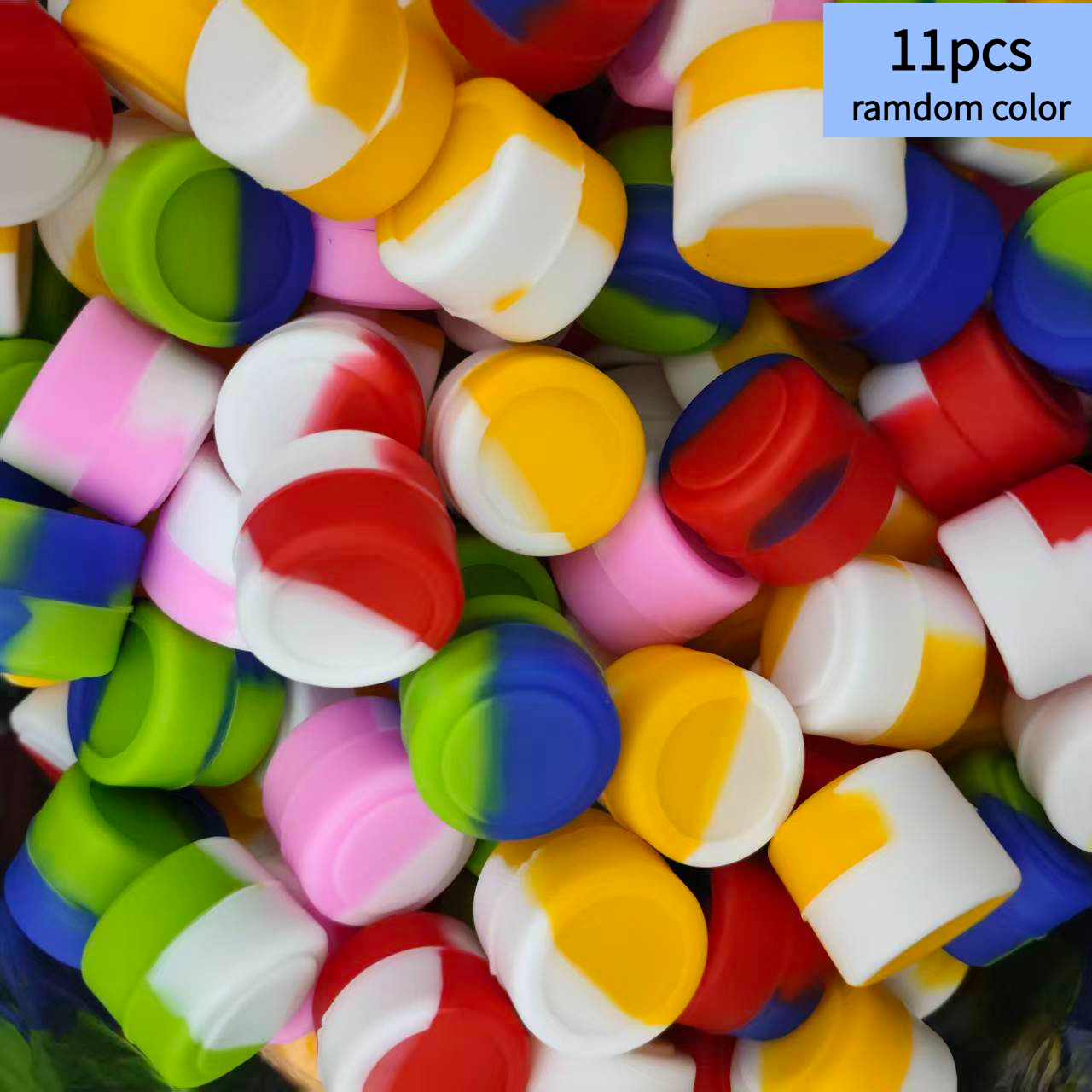 TEMU Set de 11 pots à cosmétiques avec couvercles — Mini-récipients de rangement en /Pots à cosmétiques portables, adaptés pour crèmes, lotions,