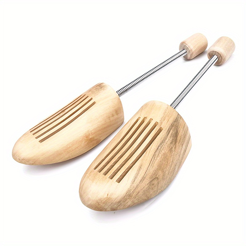 Image of Keaplayee 1 Pair Travel Cedar Shoe Tree - Natural Wood Shoe Shapers For