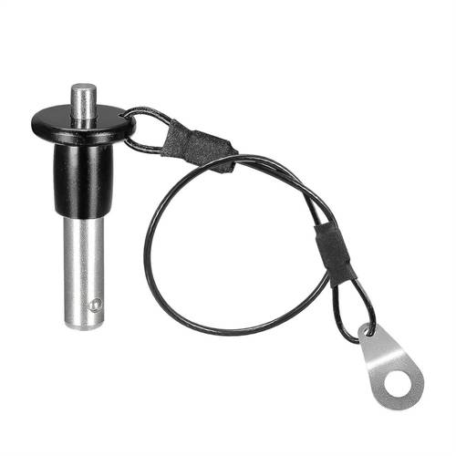1pc stainless steel ball locking pins high quality diameter 6 8 10mm multi size push button locking with 25cm wire