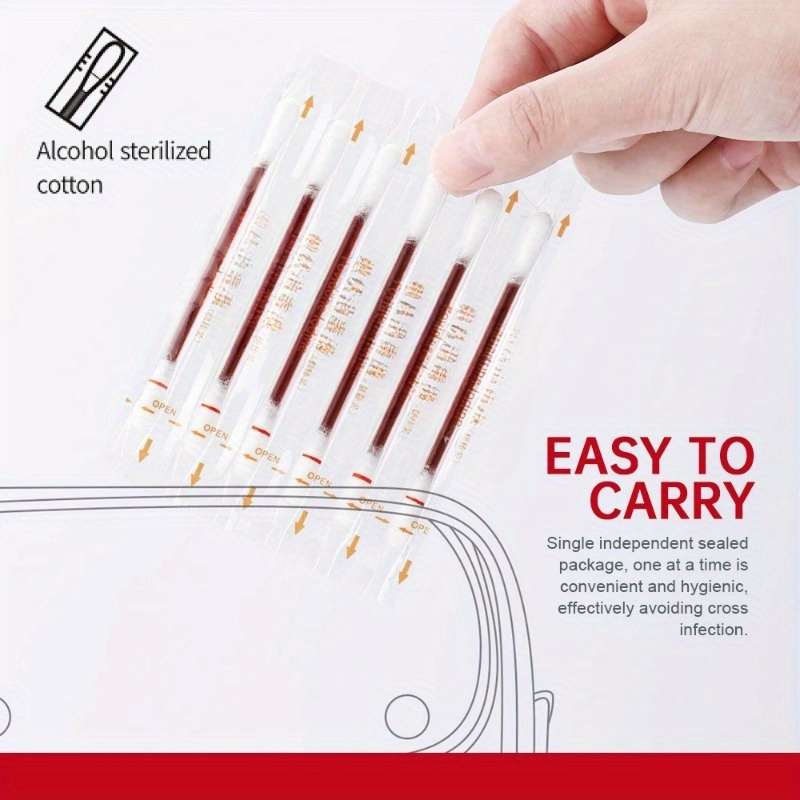 Disposable swabs for personal care and travel - perfect for home use and on-the-go!