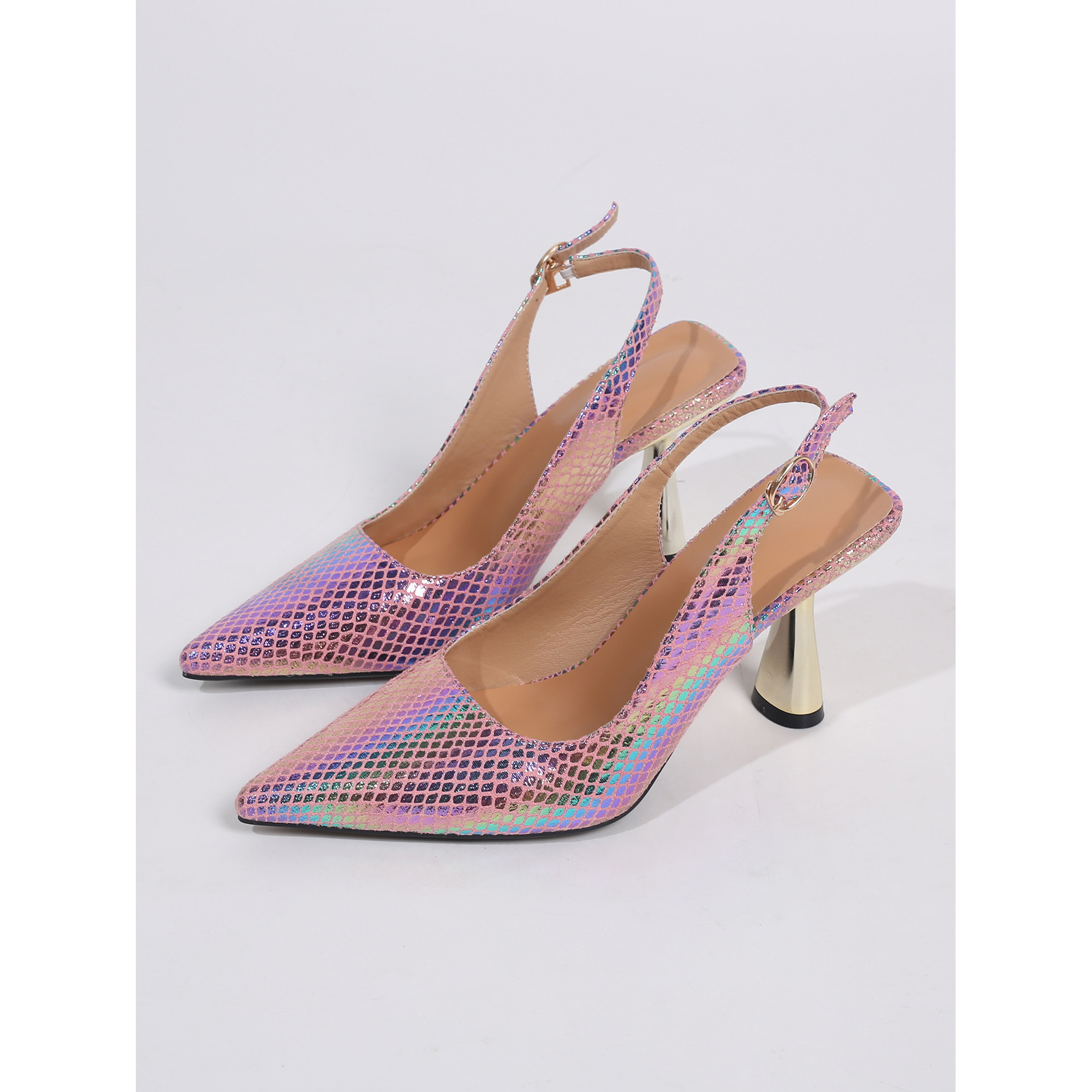 Women' Wear High Heels, Retro Summer Sandals For Ladies, Suitable For Walking, Shopping, Commuting And Casual , Women Shoes