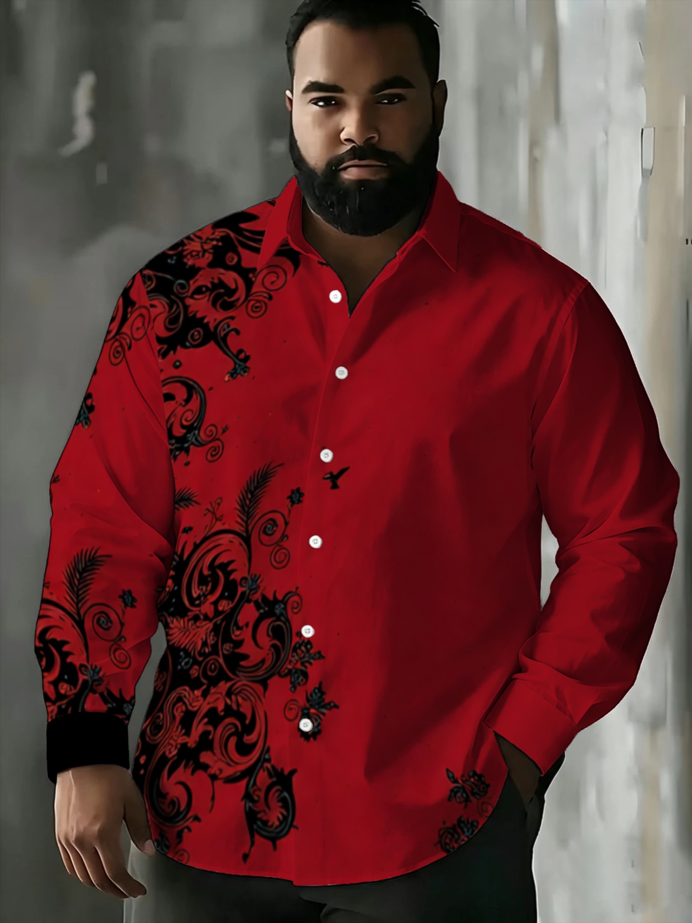 dress shirt semi formal baroque attire for men mens sold on Temu United States couture eveningwear