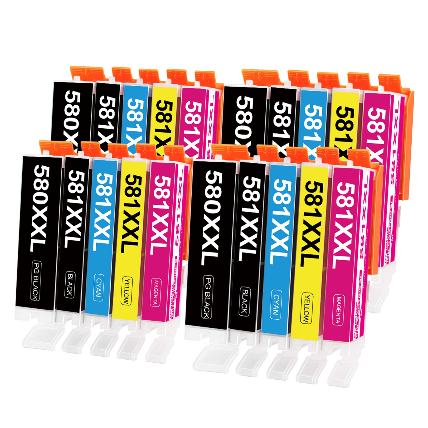 TEMU Pgi-580 Cli-581 Xxl Printer Cartridges Compatible With 580xxl 581xxl Cartridges Multipack, For Ts6350 Ts705 Ts8350 Ts8352 Ts9550 Ts6351 Ts8351