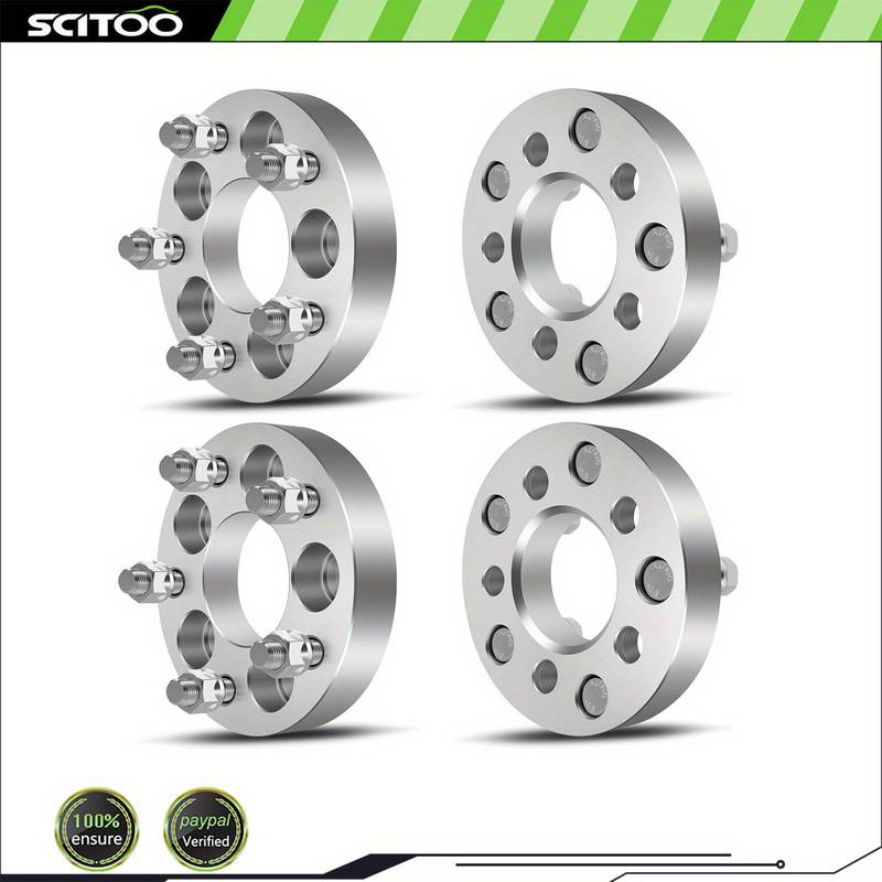 4pcs 1 Inch Wheel Spacers 5x100 To 5x114.3 M12x1.25 For Subaru, Toyota 86, BRZ