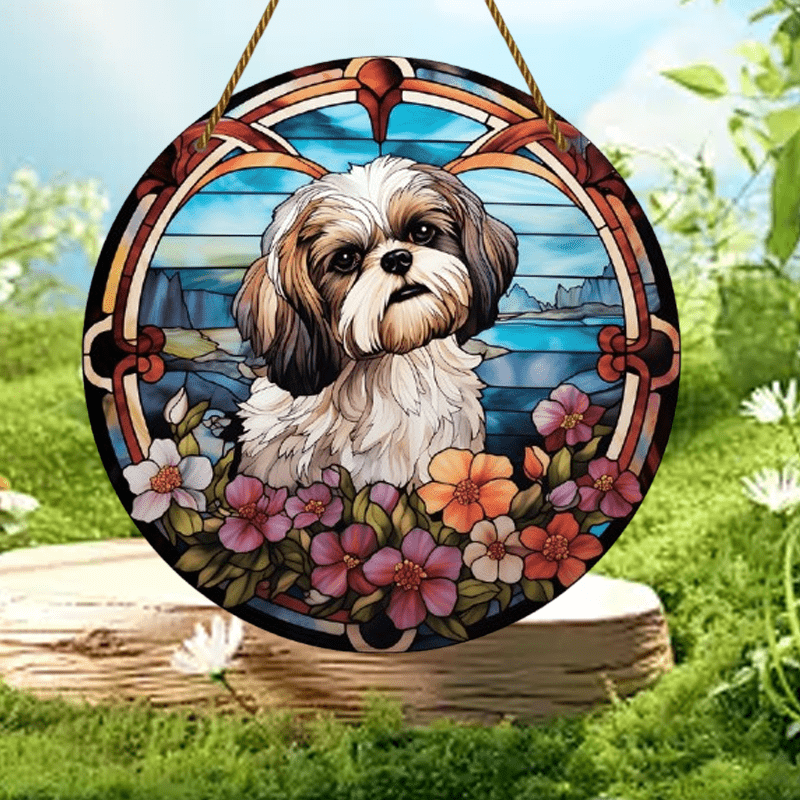 

1pc And Round - Hanging Decoration For , , And , Suitable For Pet Decoration