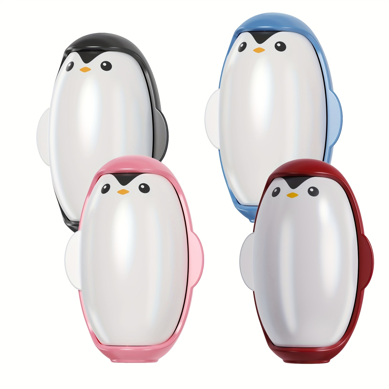 

1pc Penguin Lint Roller, Washable Reusable, Strong , Plastic, Uncharged, Ideal For Bedding, Bedroom, Living Room, Outdoor, Suitable For Cats