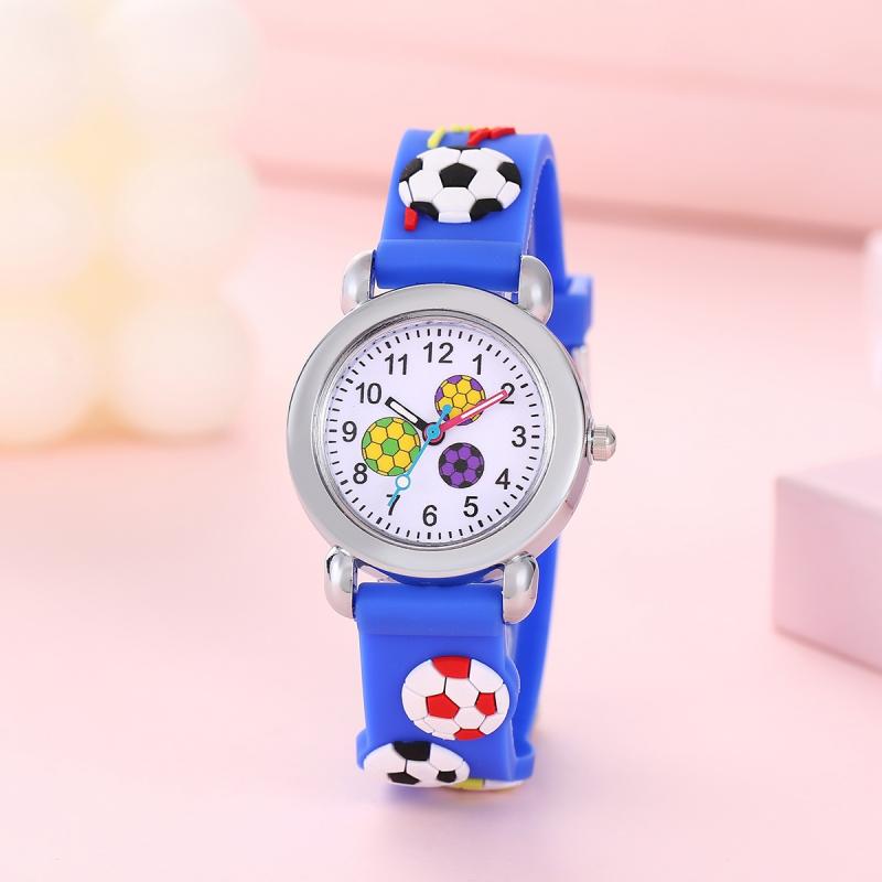 New Car-themed Cartoon ' Watch, Silicone 3d Cute Quartz Student 's Watch